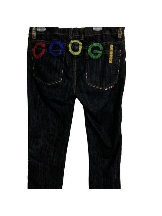 COOGI Dresses & Skirts - coogi Dark WASH jean EMBROIDERED Sz 18 Multicolor